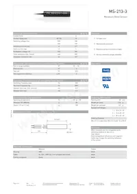 MS-213-3-1-0500 Datasheet Page 3