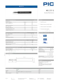 MS-217-3-3-0500 Datasheet Cover