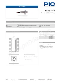 MS-2210M-3-3-0500 Datasheet Page 2