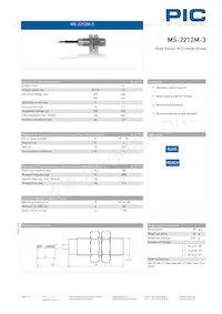 MS-2212M-3-1-0500 Datasheet Cover