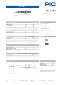 MS-226M-3-3-0500 Datasheet Cover