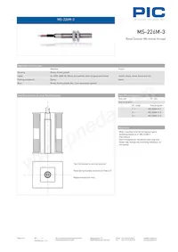 MS-226M-3-3-0500 Datasheet Page 2