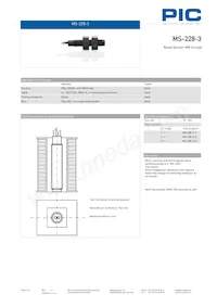 MS-228-3-1-0500 Datasheet Pagina 2