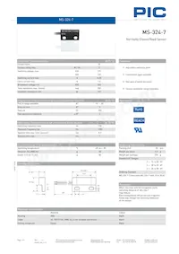 MS-324-7-2-0500 Datasheet Copertura