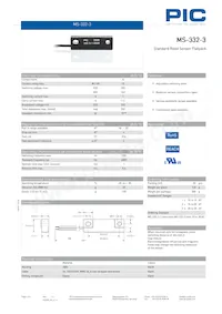MS-332-3-1-0500 Datasheet Cover