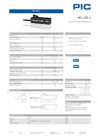 MS-390-3-1-0500 Datasheet Copertura