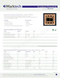 MT03-047 Datasheet Cover