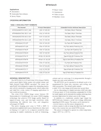 MT9V024D00XTRC13CC1-400 Datasheet Page 2