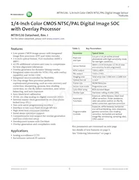MT9V136W00STCK22BC1-750 Datasheet Cover
