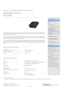 MTS360-2AA-C0002-ERA360-05K Datasheet Copertura