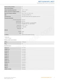 MZT7-03VNS-KP0 Datasheet Page 3