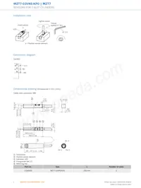 MZT7-03VNS-KP0 Datasheet Page 4