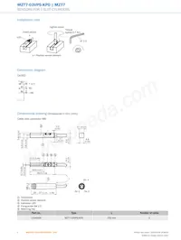 MZT7-03VPS-KP0 Datasheet Pagina 4