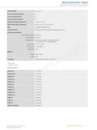 MZT8-03VNS-KP0 Datasheet Page 3