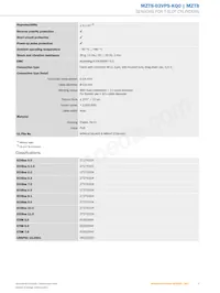 MZT8-03VPS-KQ0 Datasheet Pagina 3