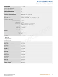 MZT8-19VPS-KP0 Datasheet Page 3