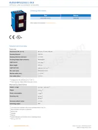 OLS10-BP112311 Datasheet Page 2