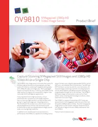 OV09810-A70A Datasheet Cover