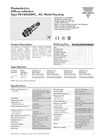 PA18ALD04TOSA Datasheet Cover