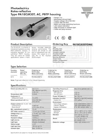 PA18CLR30TO Datasheet Cover