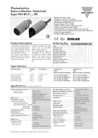 PA18CRP40PAM1SA Datenblatt Cover