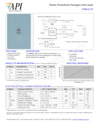 PDB-C170 Datenblatt Cover