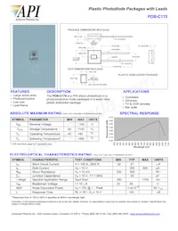 PDB-C170 데이터 시트 표지