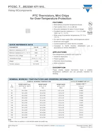 PTCSC17T155DBE 데이터 시트 표지