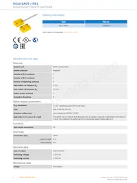 RE11-SA05 Datasheet Pagina 2