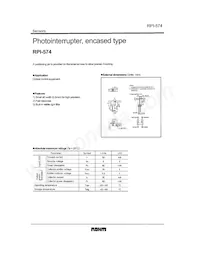 RPI-574 Datasheet Cover