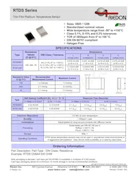 RTDS1206B-1K8 Datasheet Cover