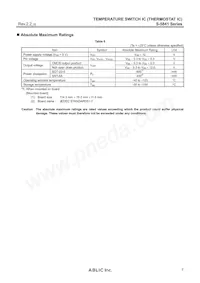 S-5841A95D-M5T1G Datasheet Page 7