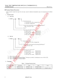 S-5842AAAL-M6T1U Datasheet Page 4