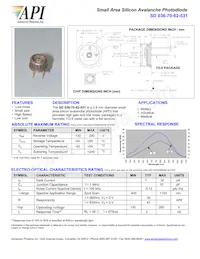 SD036-70-62-531 Datasheet Cover