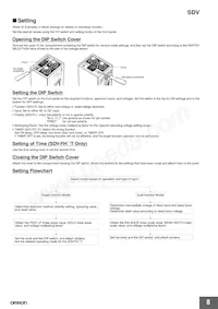 SDV-FH61 Datasheet Page 8