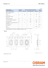 SFH 2440 L數據表 頁面 7