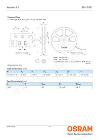 SFH 7051 Datasheet Page 14