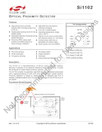 SI1102-A-GM Datasheet Cover