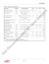 SI1102-A-GM Datasheet Page 5