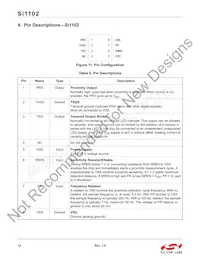 SI1102-A-GM Datasheet Pagina 12