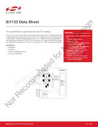 SI1133-AA00-GM數據表 封面