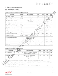 SI1141-M01-GM Datasheet Pagina 5