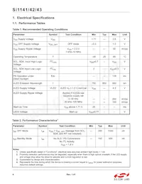 SI1142-A11-YM0R Datasheet Page 4