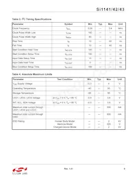 SI1142-A11-YM0R Datasheet Page 9