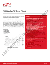 SI1144-AAGX-GMR數據表 封面