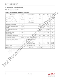 SI1147-A10-GMR Datasheet Page 4