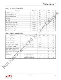SI1147-A10-GMR Datasheet Page 9