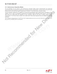 SI1147-A10-GMR Datasheet Page 20