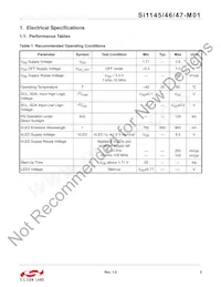 SI1147-M01-PS Datasheet Page 5