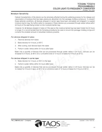 TCS3200D-TR Datasheet Page 13
